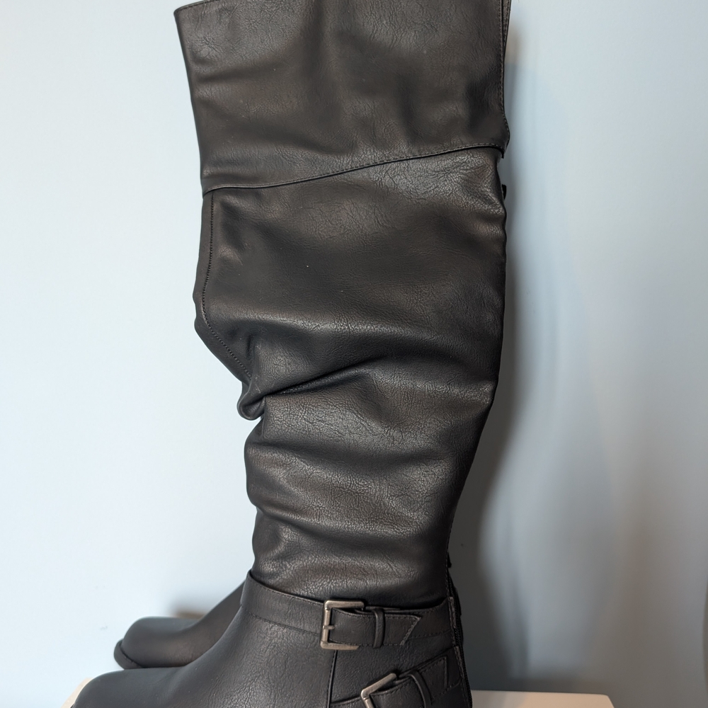 JustFab Over The Knee Boots Wide Calf